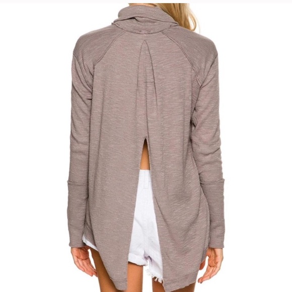 Free People Sweaters - Free People Thermal Boho Long Sleeve Large Cowl